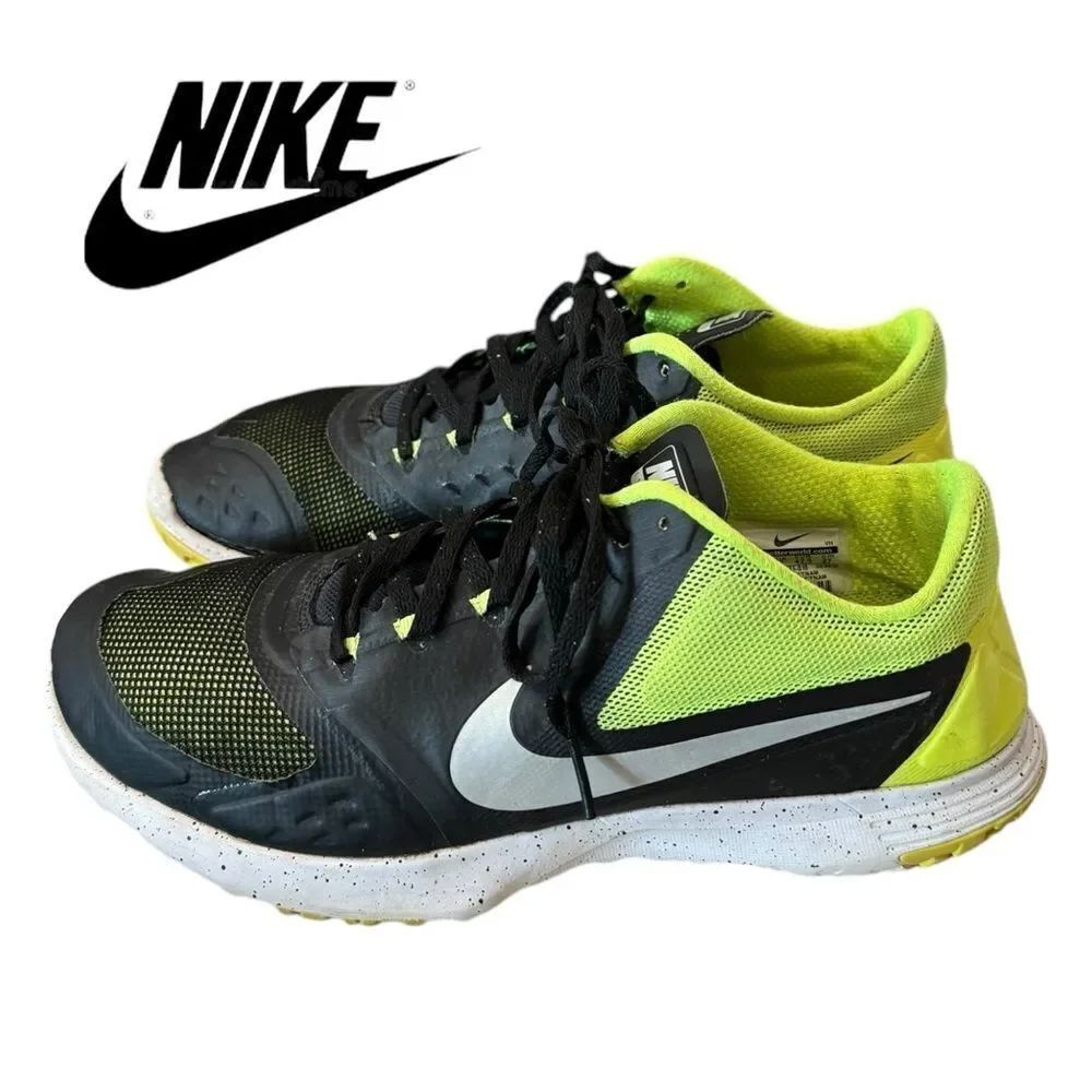 Nike Men's FS Lite Trainer II Cross Trainer Black/Volt 683141-015 Sneakers 9